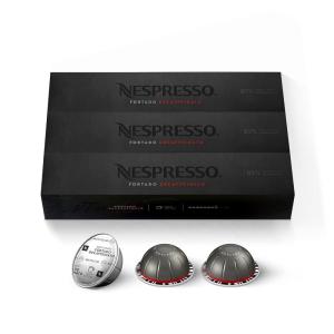 imageNespresso Capsules Vertuo Fortado Decaffeinato Gran Lungo 30Count Coffee Pods Brews 50 ozGran Lungo Decaffeinato