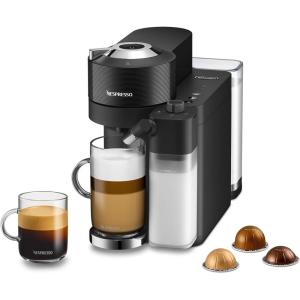 imageNespresso Vertuo Lattissima Coffee ampamp Espresso Maker by DeLonghi Matte White and GlossyBlack