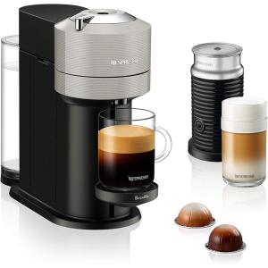 imageNespresso Vertuo Next Coffee and Espresso Machine by Breville with Milk Frother 11 liters CherryGray