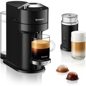 imageNespresso Vertuo Next Premium Coffee and Espresso Maker by Breville with Aeroccino Milk FrotherBlack