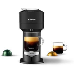 imageNespresso Vertuo Next Premium Coffee and Espresso Maker by Breville with Aeroccino Milk FrotherBlack Matte