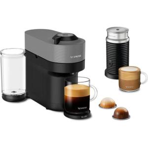 imageNespresso Vertuo Pop Coffee and Espresso Maker by Breville Samra Origins by The Weeknd Vertuo Metad Green Machine and Nespresso Aeroccino3 milk frotherDark Grey