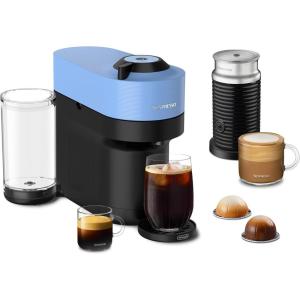 imageNespresso Vertuo Pop Coffee and Espresso Maker by DeLonghi Samra Origins by The Weeknd Vertuo Buna YellowPacific Blue