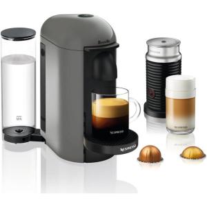 imageNespresso VertuoPlus Coffee and Espresso Machine by Breville WhiteGrey