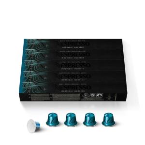 imageNespresso Capsules Original Line Colombia Master Origin Medium Roast Coffee 50 Count Coffee PodsIndonesia Master Origin