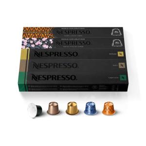 imageNespresso Capsules Original Line Mild Roast Blend Variety Pack Mild Roast Coffee 50 Count Coffee Pods
