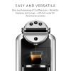 imageNespresso Professional Machine Starter Bundle for Businesses Zenius Professional Coffee Machine and Milk FrotherSilver and black