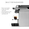 imageNespresso Professional Machine Starter Bundle for Businesses Zenius Professional Coffee Machine and Milk FrotherSilver and black