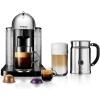 imageNespresso AGCA1USCHNE VertuoLine Coffee and Espresso Maker with Aeroccino Plus Milk Frother Chrome