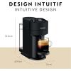 imageNespresso BNV550MTB Vertuo Next Espresso Machine with Aeroccino by Breville Black Matte