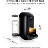 imageNespresso VertuoPlus Coffee and Espresso Maker by Breville with Aeroccino Ink Black WITH NESPRESSO CAPSULES INCLUDED