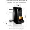 imageDeLonghi Nespresso Vertuo Plus Coffee and Espresso Maker with Milk Frother Ink Black  Nespresso Descaling Kit