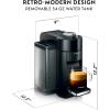 imageNespresso Vertuo Coffee and Espresso Maker by DeLonghi Piano Black  Starbucks Capsules Vertuo Line