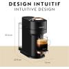 imageNespresso Vertuo Next Coffee and Espresso Machine by DeLonghi Black with Rose GoldENV120BCA