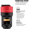 imageNespresso Vertuo Pop Pacific Blue 110V Coffee MakerPepper Red