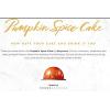 imageNespresso Vertuoline Pumpkin Spice Coffee Cake PodsPumpkin SpiceCinnamon