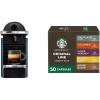 imageNespresso Pixie Espresso Machine by DeLonghi Navy Blue  Starbucks Capsules Original Line