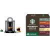 imageNespresso Vertuo Coffee and Espresso Maker by Breville Chrome  Starbucks Capsules Vertuo Line
