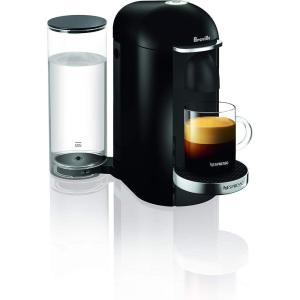 imageBrevilleNespresso USA VertuoPlus Deluxe Coffee and Espresso Machine Black RenewedBlack