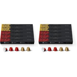 imageNespresso Capsules Original Line Variety Pack Napoli and Venezia Espresso Coffee Espresso Coffee Pods50 Count Pack of 2