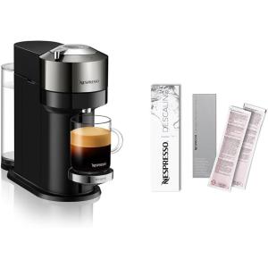 imageNespresso Nepresso Vertuo Next Deluxe Coffee and Espresso Maker By DeLonghi Dark Chrome Descaling Kit
