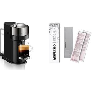 imageNespresso Vertuo Next Deluxe Coffee and Espresso Maker by Breville Dark Chrome Descaling Kit