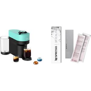 imageNespresso Vertuo Pop Coffee and Espresso Maker by Breville Aqua Mint Descaling Kit