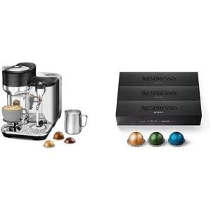 imageNespresso the Vertuo Creatista Coffee and Espresso Maker by Breville BVE850BTR Black Truffle Capsules Vertuo Line