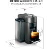 imageNespresso Vertuo Coffee and Espresso Maker by DeLonghi Graphite Metal Descaling Kit