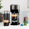 imageNespresso Vertuo Next Deluxe Coffee and Espresso Maker Pure Chrome with Aeroccino Milk Frother Capsules VertuoLine Medium and Dark Roast Coffee Variety Pack 30 countMachine  Frother  Coffee
