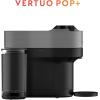 imageNespresso Vertuo Pop Coffee and Espresso Maker by Breville Coconut White RenewedDark Grey