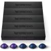 imageBreville Nespresso Vertuo Coffee and Espresso Machine Chrome amp Capsules VertuoLine Espresso Variety Pack Medium and Dark Roast Espresso Coffee 50 Count Coffee Pods Brews 135 Ounce