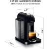 imageBreville Nespresso Vertuo Coffee and Espresso Machine Matte Black amp Capsules VertuoLine Espresso Variety Pack Medium and Dark Roast Espresso Coffee 50 Count Coffee Pods Brews 135 Ounce
