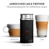 imageNespresso Vertuo Coffee and Espresso Maker by Breville Matte Black with Aeroccino Milk Frother Descaling Kit