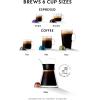 imageNespresso Vertuo Next Coffee and Espresso Machine NEW by Breville Cherry Coffee Maker and Espresso Machine  Nespresso Capsules VertuoLine Medium and Dark Roast Coffee 30 Count Coffee PodsCherry Red