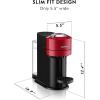 imageNespresso Vertuo Next Coffee and Espresso Machine NEW by Breville Cherry Coffee Maker and Espresso Machine  Nespresso Capsules VertuoLine Medium and Dark Roast Coffee 30 Count Coffee PodsCherry Red