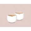 imageNespresso Origin Collection 2 Espresso Coffee Cups Set White Porcelain New