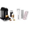 imageNespresso Vertuo Coffee and Espresso Maker by Breville Matte Black with Aeroccino Milk Frother Descaling Kit