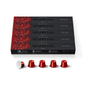 imageNespresso Capsules Original Intense Variety Pack Napoli and Kazaar Espresso Coffee 20 Count Espresso Coffee Pods Pack of 1 Brews 085 oz and 135ozNapoli
