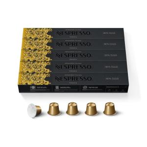 imageNespresso Capsules Original Intense Variety Pack Napoli and Kazaar Espresso Coffee 20 Count Espresso Coffee Pods Pack of 1 Brews 085 oz and 135ozVenezia