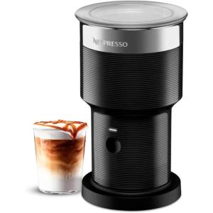 imageNespresso Aeroccino XL Milk Frother with Three Styles of Milk Frothing Auto ShutOff Feature and Stainless Steel JugModern