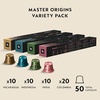 image:imageNespresso Capsules Original Master Origin Variety Pack 50 Count Pack of 1 Espresso Coffee Pods Brews 135oz