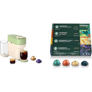 image:imageNespresso Vertuo POP Coffee and Espresso Maker by Breville Pistachio  Starbucks Capsules