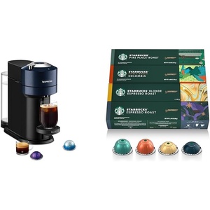 image:imageNespresso Vertuo Next Coffee and Espresso Maker by Breville Navy  Starbucks Capsules