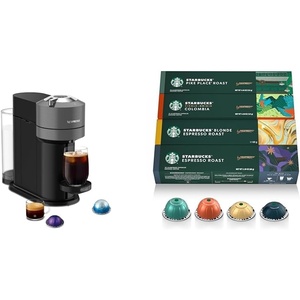 image:imageNespresso Vertuo Next Coffee and Espresso Maker by DeLonghi Dark Grey  Starbucks Capsules