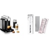 image:imageNespresso Vertuo Coffee and Espresso Maker by Breville Chrome with Aeroccino Milk Frother Descaling Kit