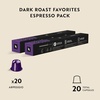image:imageNespresso Capsules Original Arpeggio Dark Roast Espresso 20Count Pack of 1 Espresso Coffee Pods