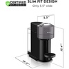 image:imageNespresso Vertuo Next Espresso and Coffee Maker by DeLonghi Dark Grey Bundle with 2 Year Enhanced Protection Pack Renewed