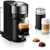 image:imageNespresso Vertuo Next Deluxe Coffee and Espresso Maker by Breville with Aeroccino Milk Frother Dark Chrome Descaling Kit