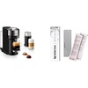 image:imageNespresso Vertuo Next Deluxe Coffee and Espresso Maker by Breville with Aeroccino Milk Frother Dark Chrome Descaling Kit